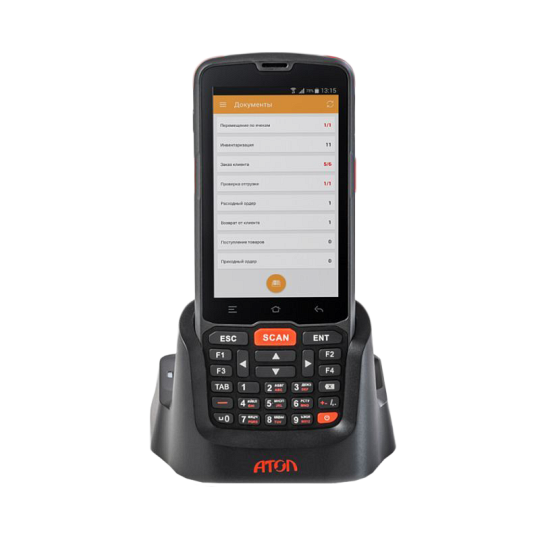 Терминал сбора данных АТОЛ Smart.Slim Plus расширенный (4", Android 10 с GMS, MT6761D, 2Gb/16Gb,2D SE4710,Wi-Fi,BT,NFC,4G,GPS,Camera,БП,IP65,4500 mAh)